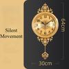 Aesthetic Wall Clock Luxury Elegant Wall Watch Decorative Large Pendulum Clocks Minimalist Silent Vintage Living Room Watches