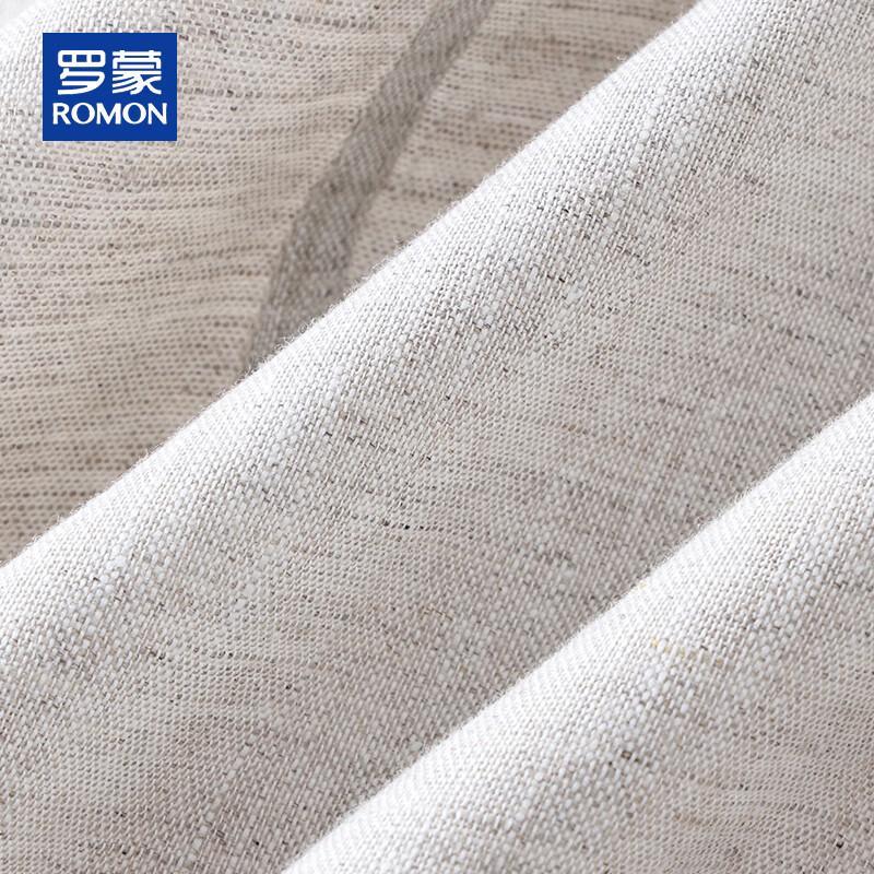 ROMON Men's 100% Linen Casual Suit Jacket