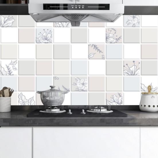 Kitchen Wall Sticker Oil-Proof Adhesive Cabinet Sticker Waterproof Stain-Resistant Fruit