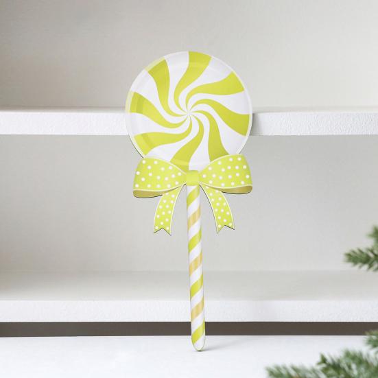 Christmas Lollipop Yard Sign Xmas Candy Lawn Sign Winter Holiday Lollipop Decoration for Indoor Outdoor Pathway Patio Decor