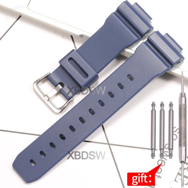 

DW9052 Watch Band for Casio DW-9050/9051/9052 DW-9000/9003/9004 Bracelet Men s Silicone Replacement Strap 16mm