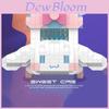 Sanrio Cinnamoroll Jucărie Puzzle Cuburi de Construcție Mașină de Asamblat Diy Copii