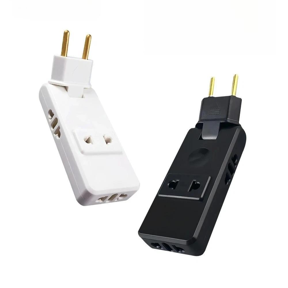 4 in 1 EU Plug Adapter – 180° Rotating Wall Outlet Extension, Portable Power Converter