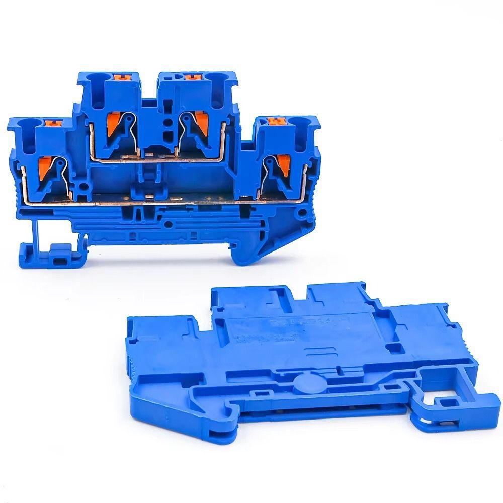 4Pcs PTTB-2.5 PTTB-2.5 Terminal Block  for Industrial Electrical Cabinet Wiring
