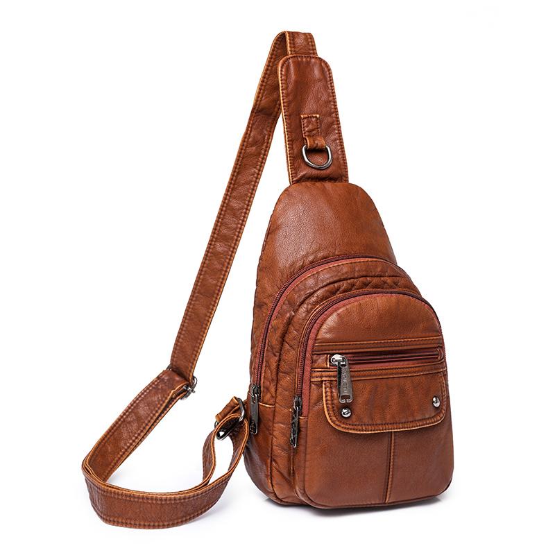 

Женские сумки нагрудная сумка, винтажные нагрудные сумки через плечо, универсальные популярные нагрудные сумки, повседневная женская сумка через плечо, высокое качество 18cm10cm28cm коричневый