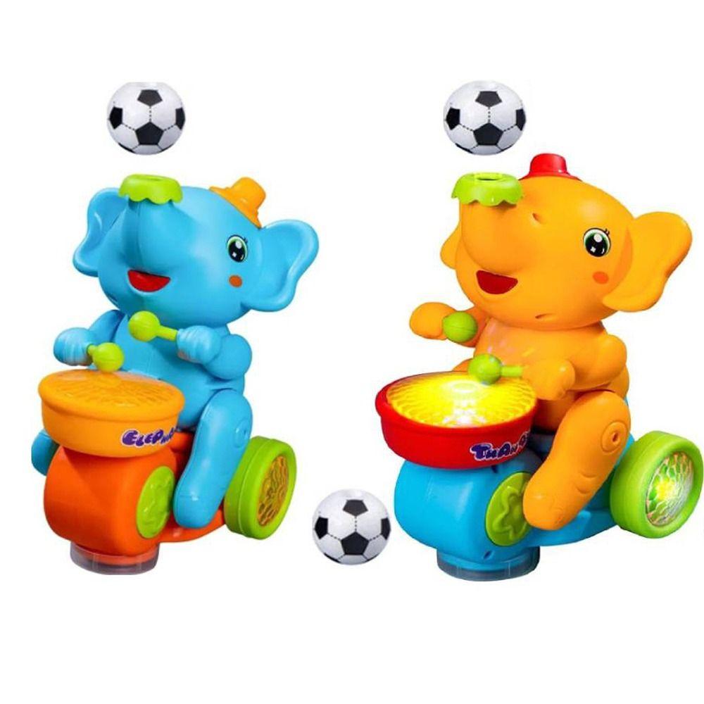 Sensory Activity Musical Walking Elephant LED Light Kid Musical Toy  Birthday Gift
