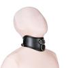 Enhanced Cotton-Padded BDSM Neck Collar with Mouth Gag