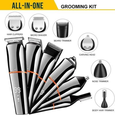 Body Facial Electric 6 In 1 Hair Clipper Barber Trimmer Shaver Beard Men Shaving Machine Cutting Hair Trimmer Mens Hair Cut