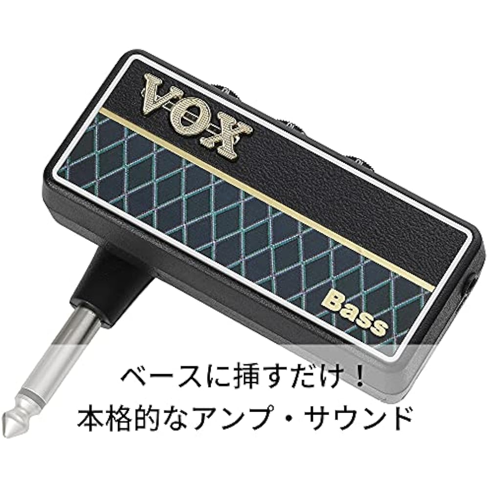 Vox (Vox) AP2BS Bass Headphone Amplifier AmPlug2 Bass Small/No Cables/Home Practice/Battery Power...