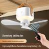 USB Rechargeable Portable Ceiling Fan Light for Dorms, Camping, and Home Use