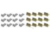 Set Of 12 Metal Holders for Business Cards Metal Place Card Organizers Elegant Table Number Display Rack Pitcure Stand 6XDE