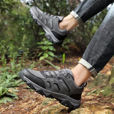 Men's Big Size Four Seasons Outdoor Climbing Mountaineering Cross Country Running Lightweight Rebound Versatile Hiking Shoes