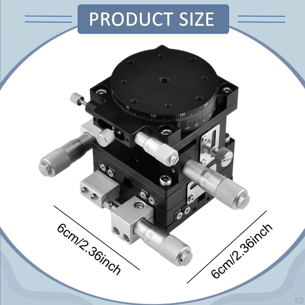 Xyzr 4 Axis Manual Linear Stage Trimming Bearing Tuning Wear Resistant Positioning