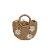 Straw Bag Fashion Women's Bag Single Shoulder Crossbody Bag Summer Beach Holiday Carry-on Basket Bag