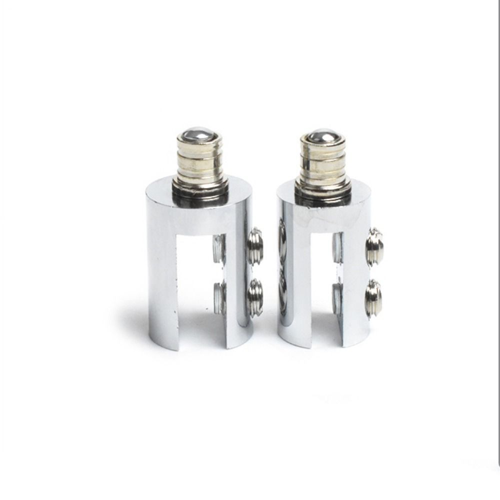 

2 шт. Цилиндрические стеклянные откидные петли, вращающийся вал вверх и вниз, витрина silver-S