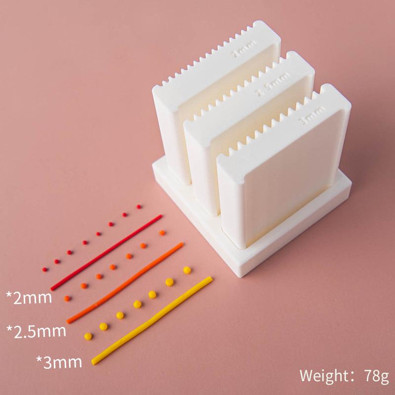 2-in-1 Tonkugelformer Werkzeug Handrollform Form DIY Keramikperlen Ohrringherstellung Töpferei Handwerk Handgemachter Schmuck Zubehör