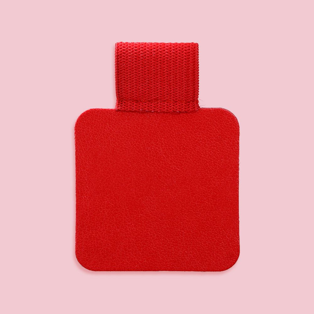 Self Adhesive Pencil Holder Adjustable Leather Pen Loop Portable Elastic Pen Clips for Notebook Journals Clipboards Pen Holder