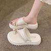 Slippers Women's Summer Outer Wear 2025 New Flip-flops Fashionable Versatile Niche Fairy Style Toe Slippers