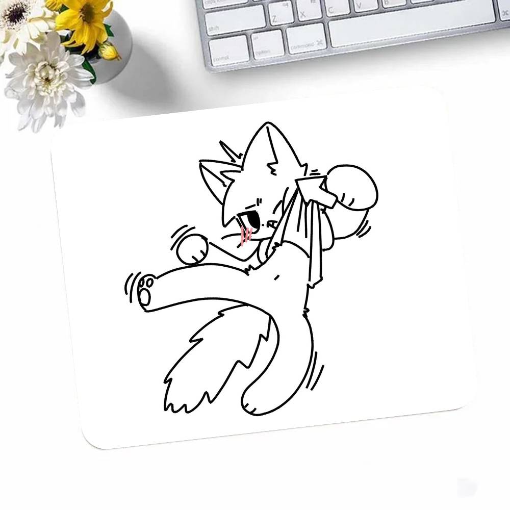 Boykisser Gatto Buffo Tappetino Mouse Mousepad Divertente Mouse Pad Bordo Bloccato Piccolo Per Giocatori Tappetino Scrivania Computer Rettangolare Gomma Antiscivolo