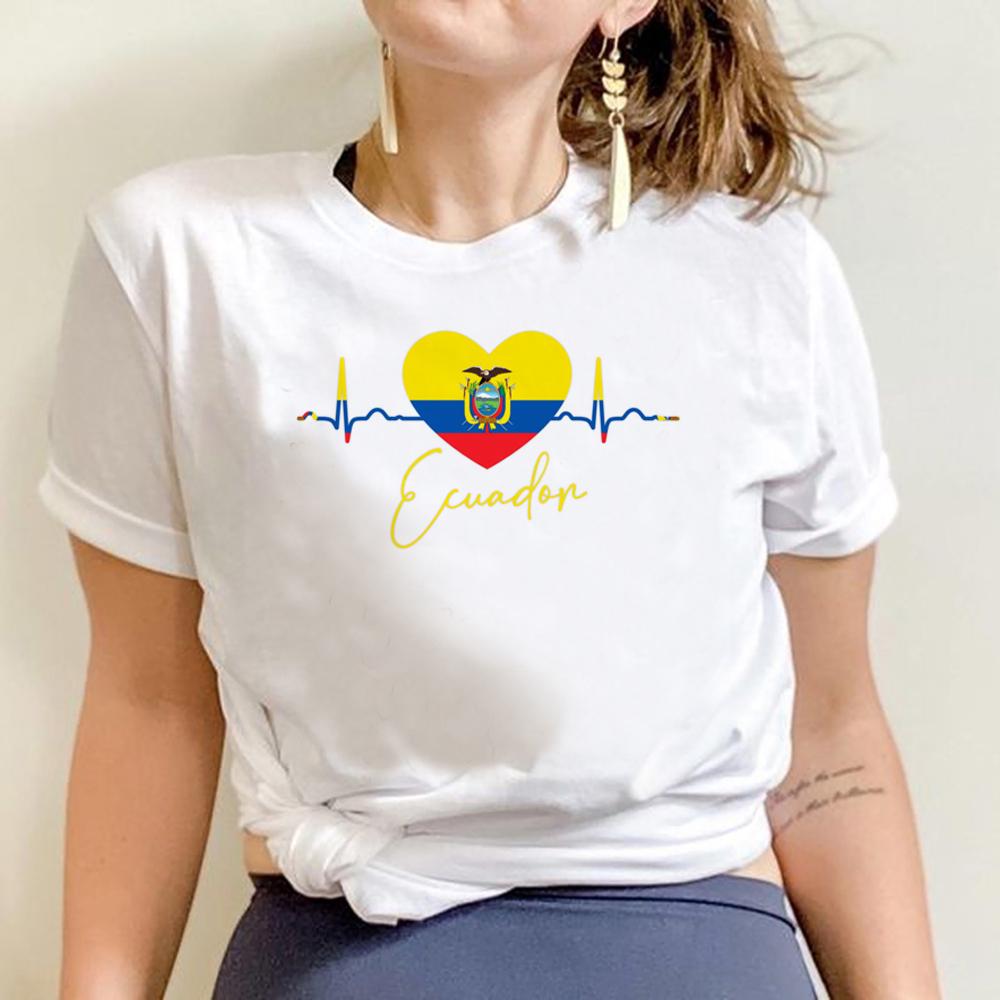 Ecuador Ecuadorian T Shirt Unisex Vintage Harajuku 90s 2000s Graphic Tees Grunge Tops Unisex Tshirt FeUnisex