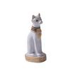 Cat Statue Ornament Egyptian Cat Figurine Statue Decoration Vintage Cat Goddess Statue Home Garden Mini Animal Ornament