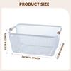 Mesh Container with Wooden Handles for Kitchen Organization And Vegetable Storage