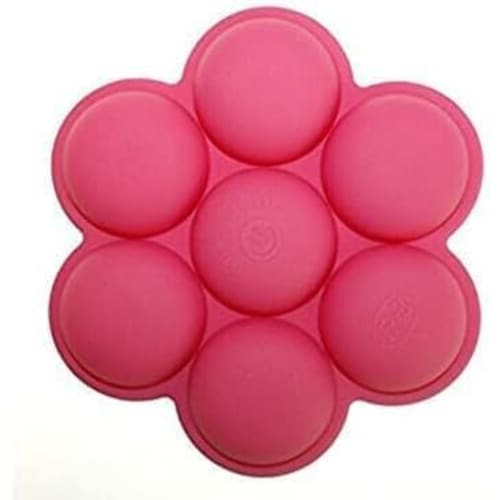 OKSANO Lächelnde Eiswürfelform mit Löchern, Perfekt für Eiskugeln, Runde Eiswürfel, Bier, Tee, Alkohol, Snacks und Eis. Niedliche Lächeln-Form, Enthält 2 7-