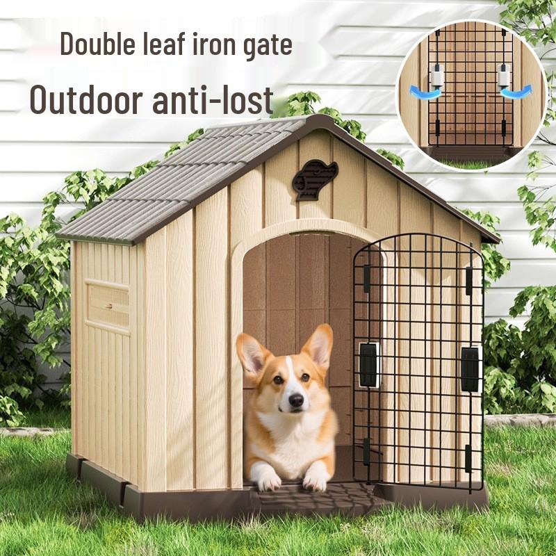 All-Season Outdoor Dog House: Rainproof, Coldproof Sleeping Nest for Large Dogs