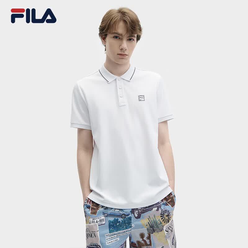 Fila Men's Short-Sleeve Breathable Polo Shirt