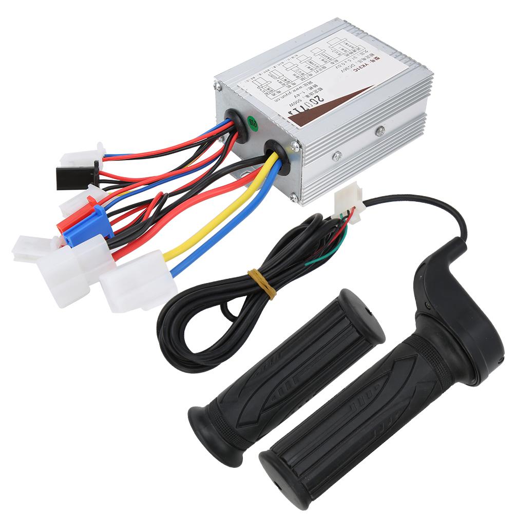 36V 500W Controller Throttle Grip Handlebar Kit Electric Bicycle Scooter Accessory