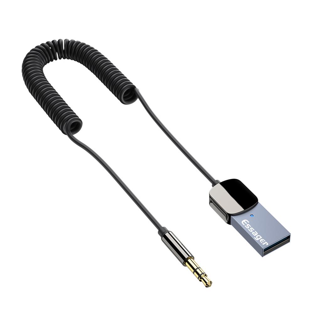 Buy ESSAGER Adapter Handsfree Car 3.5mm AUX Audio