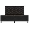 Boxspring Bed with Headboard Black 180 X 200 Cm Velvet