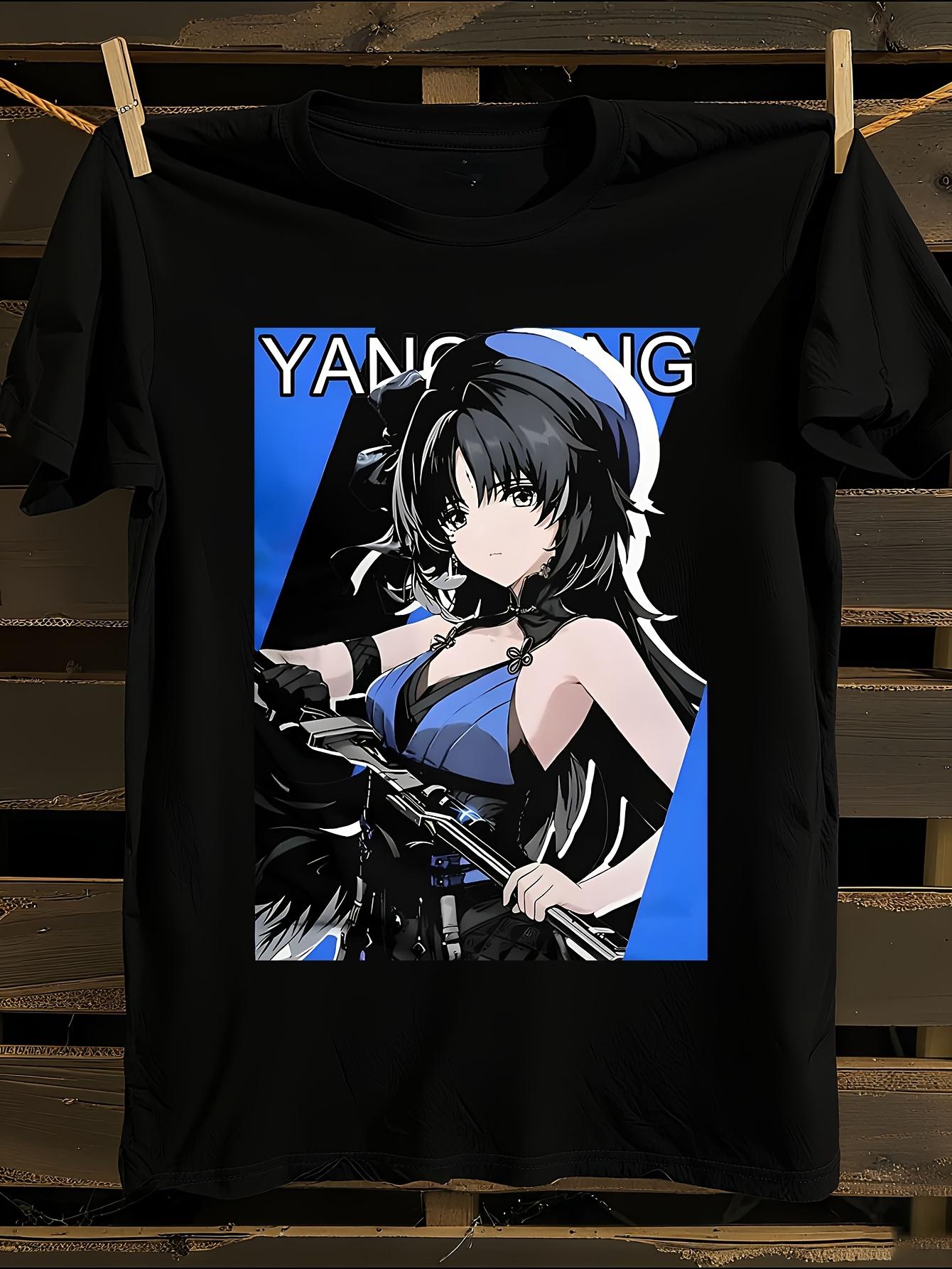 Wuthering Waves Yangyang Anime Manga T-shirt S