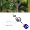 Evil Eye Talisman with Owl Pendant Blue Turkish Evil Eye Blessing Amulet for Car Home Protection