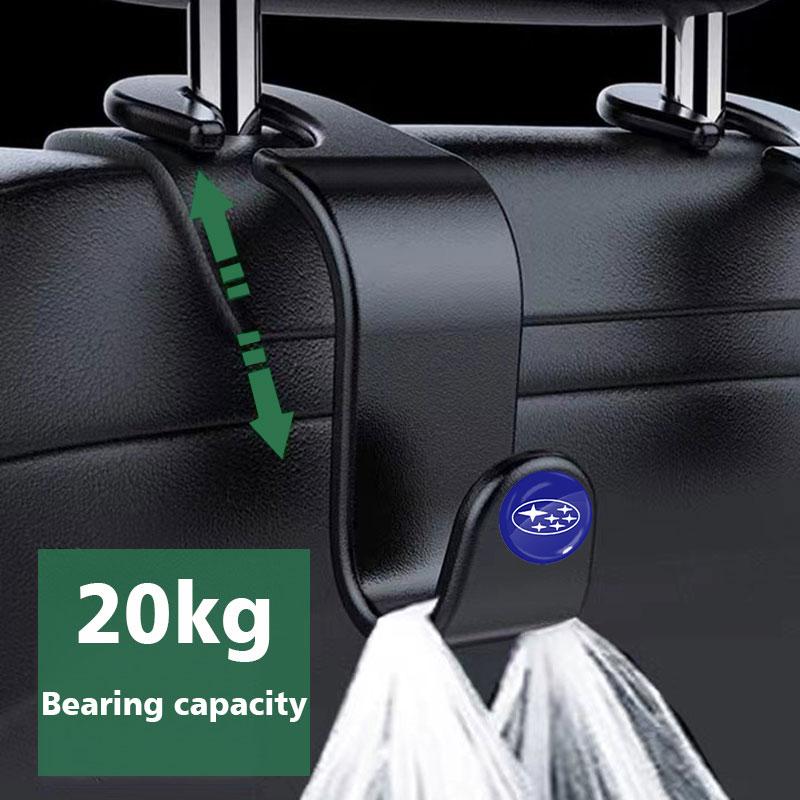 2/4Pcs Car Seat Hook Multifunctional Storage Hanger Car Styling For Subaru Impreza Legacy WRX STI BRZ Forester Ascent Levorg XV