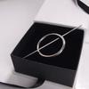 Alloy Geometric Hair Clip Japanese Style Circle Headpiece Casual Hair Accessories  For Girls