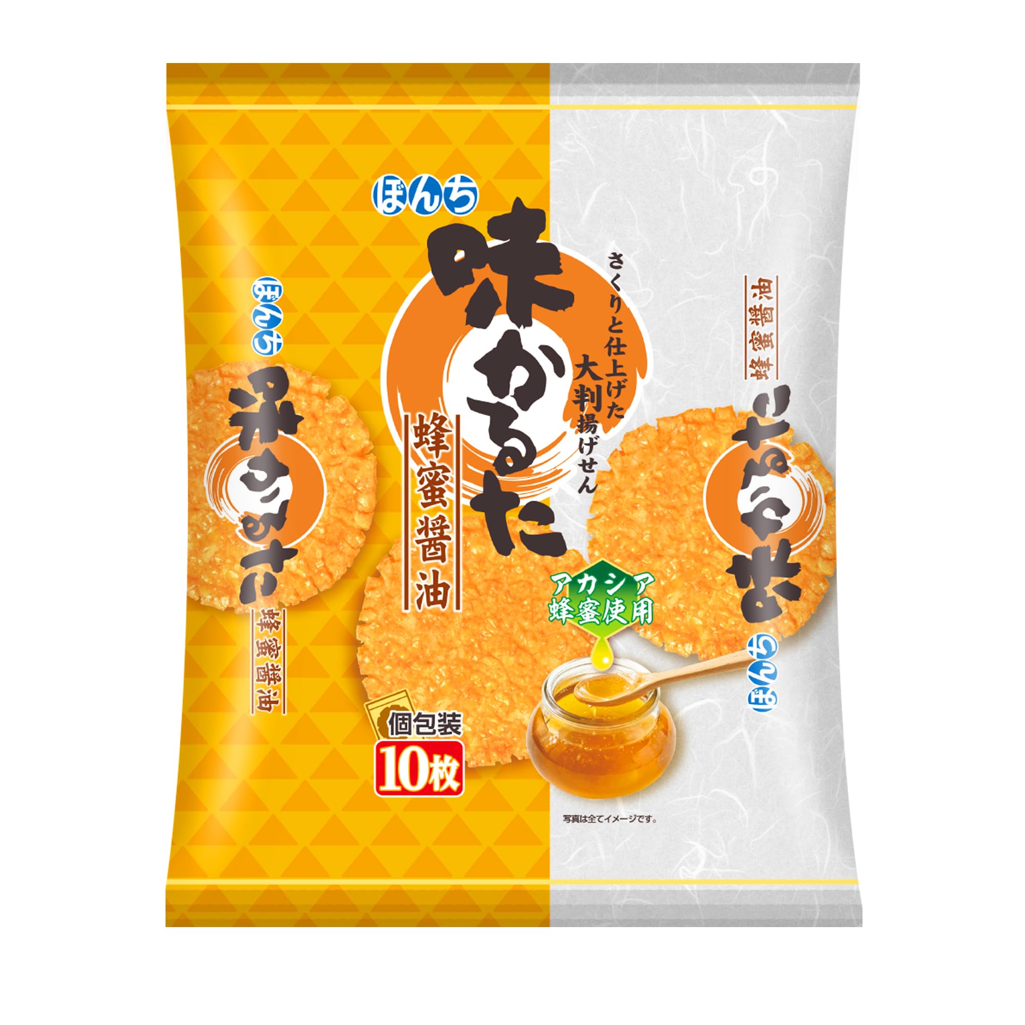 

Bonchi Flavored Karuta Honey Soy Sauce 10 cards x 10 bags