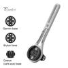 Out Front Bike Mount Aluminum Alloy Bracket with Replaceable Bike Computer Base Adjustable Integrated Out Front Bicycle Mount for Garmin Edge