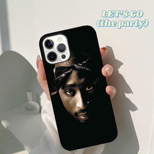 Hiphop Rap Singer 2Pac Tupac Shakur Phone Case Cover for iPhone 17 Air 16 16e 15 12 11 13 14 Pro Max Plus Coque