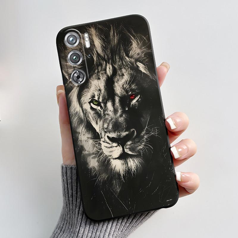 Phone Case For ZTE Nubia Red Magic Redmagic 9 9S Pro Plus 5G Case Cute Love Rabbit Protective Black matte TPU Soft Cover Casing