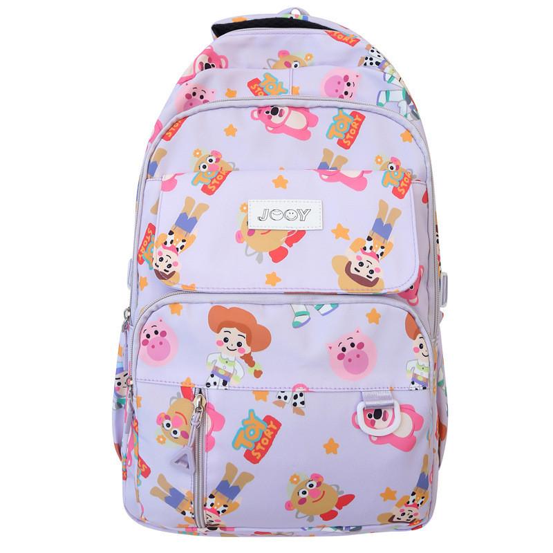 Toy Story Lotso Jessie Buzz Lightyear Alien Cartoon Pattern Student Backpack