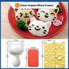Sada formiček na rýžové koule kočka králík pro děti kreslený obědový box DIY kreativní japonský nástroj na rýži sushi formičky na dorty silikonové formičky