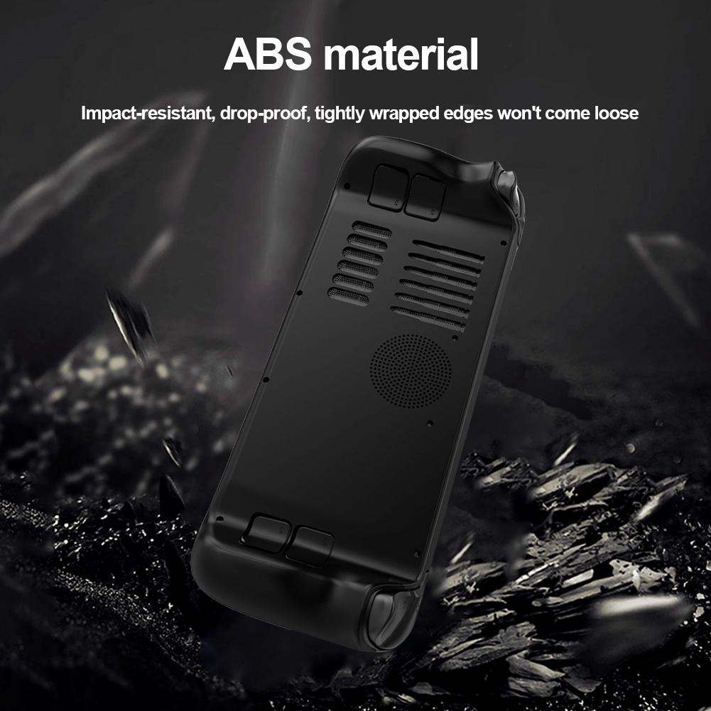 Plastic Cover Skin Shell Shockproof Protective Cover Shell Case Replacement Heat Dissipation with Bracket for Steam Deck