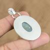 Gift For Her 925 Sterling Silver Natural Aquateen Gemstone Jewelry Pendant