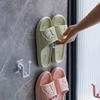 4pcs Bathroom Suction Cup Home Accessories Bathroom Organizer Soporte De Barra De Cortina Crochet Bathroom Hooks