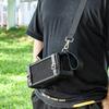 PU Travel Carrying Strap Case with Adjustable Shoulder Strap Travel Protective Speaker Case Cover for Marshall Middleton Speaker