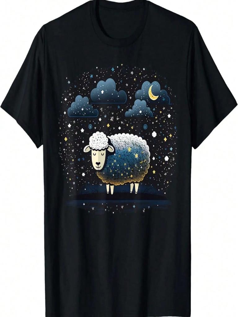 Napping Sheep Pajama On Sheep Sleeping T-Shirt