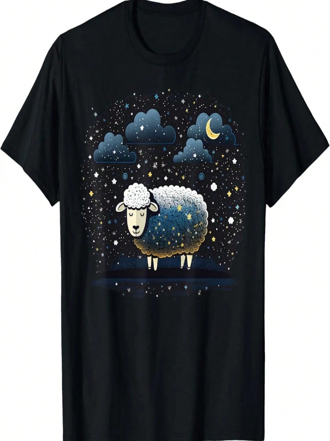 Napping Sheep Pajama On Sheep Sleeping T-Shirt S разноцветный