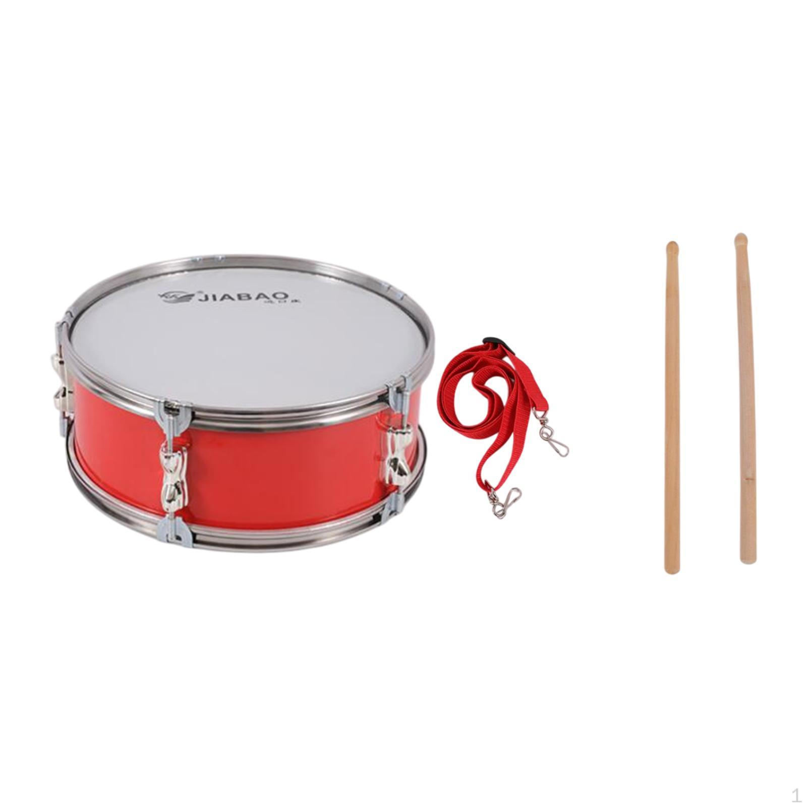 

13inch Snare Drum with Adjustable Strap Music for Teens Beginners Boys