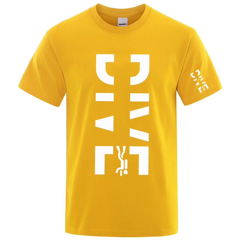 2026 Scuba Dive Unisexs Otong Shortsleeved Shirts Are Made Of Cotton And Are Suitable For Summer T Shirt